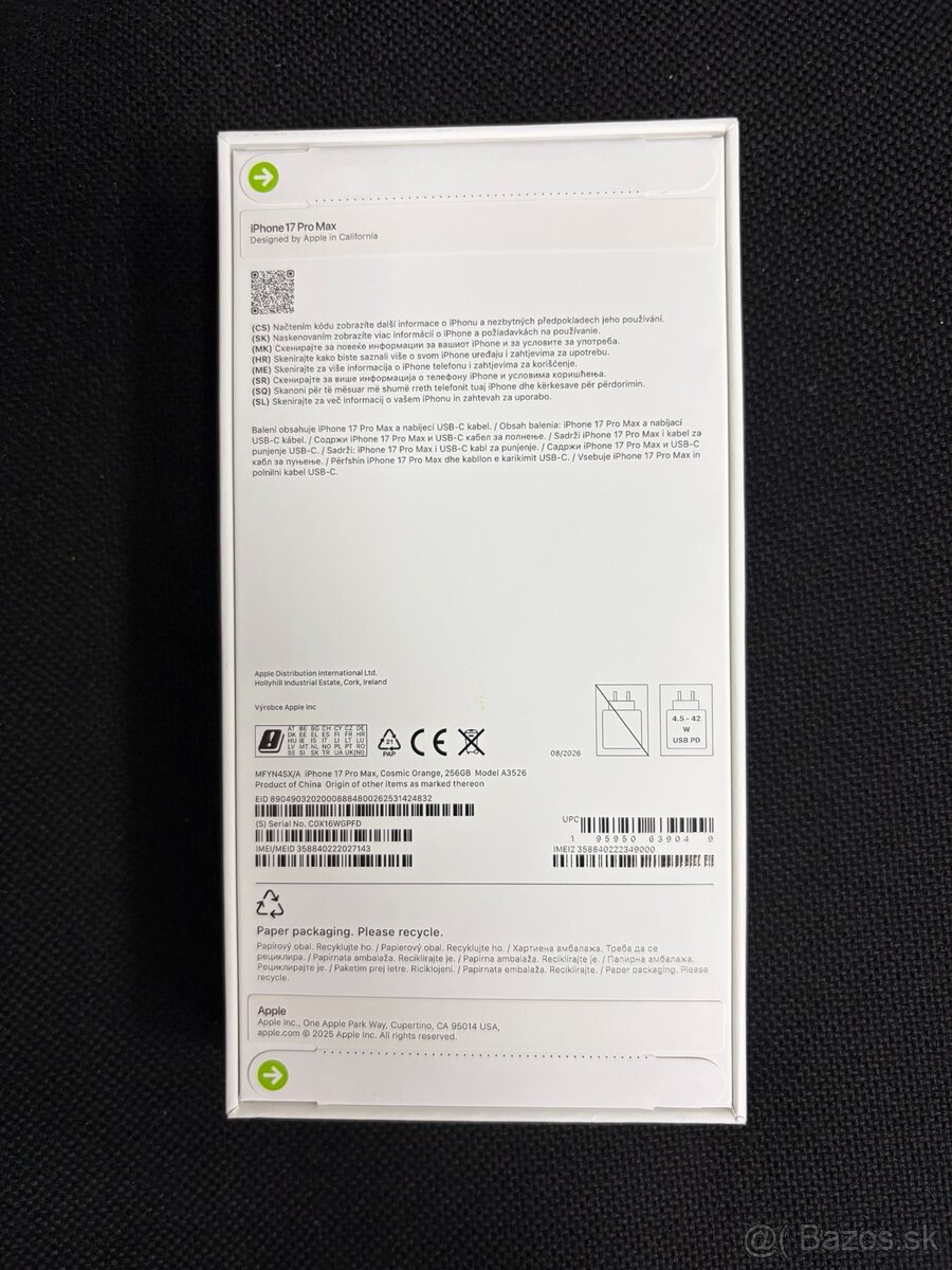 Apple iPhone 17 Pro Max 256GB Cosmic Orange - 2