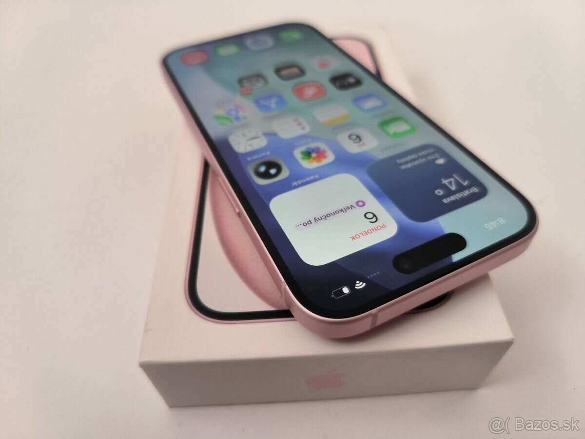 apple iphone 15 128gb Midnight / Batéria 87% - 2