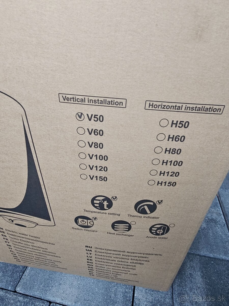 Elektrický bojler Concept 50 VS - 2