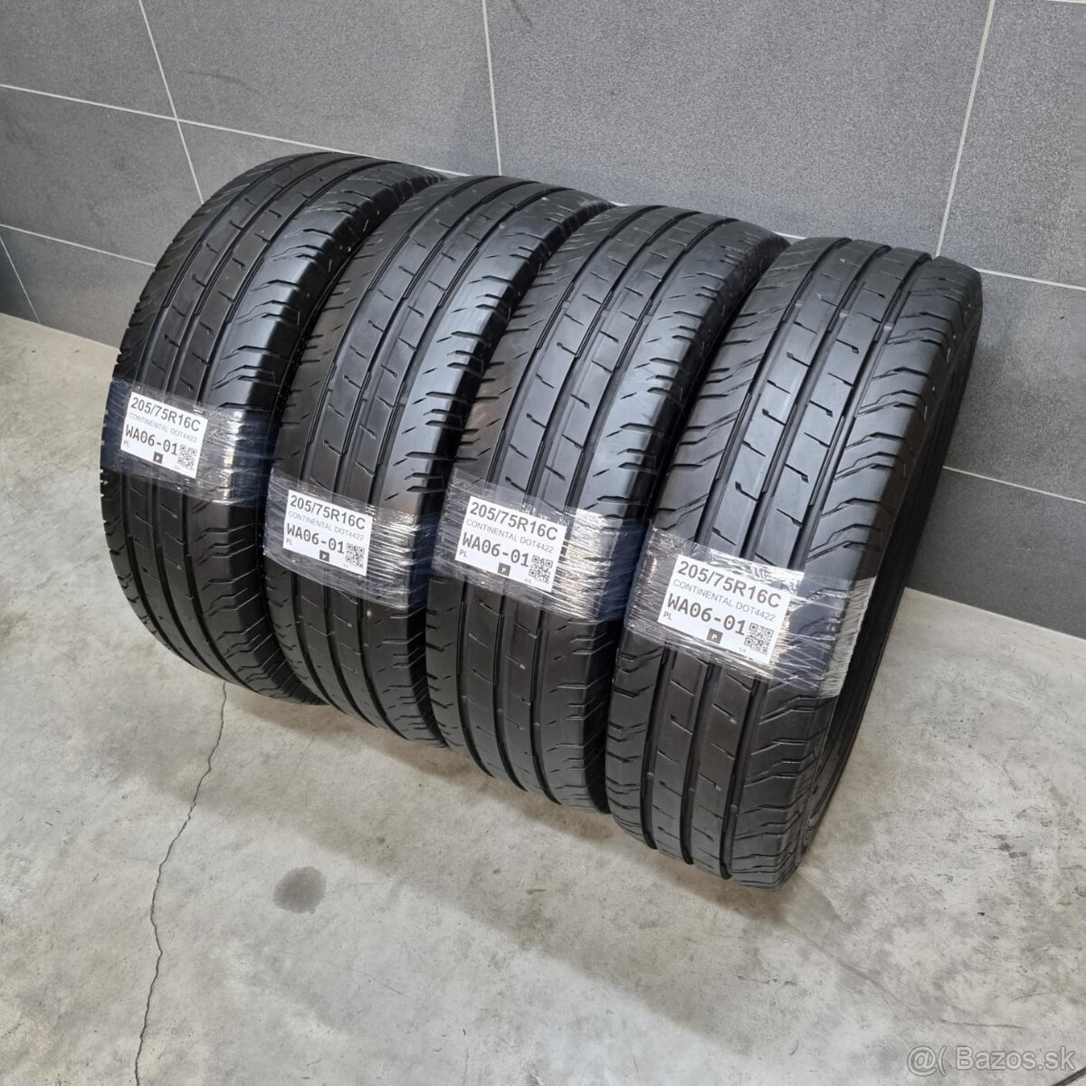 Letné dodávkové pneumatiky 205/75 R16C CONTINENTAL - 2