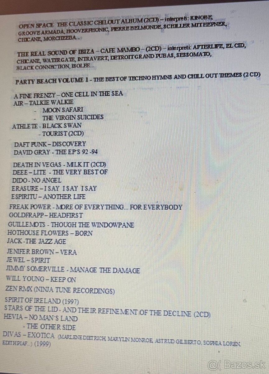 Erasure,Kylie Minogue,Madonna,Dido,Daft Punk - 2