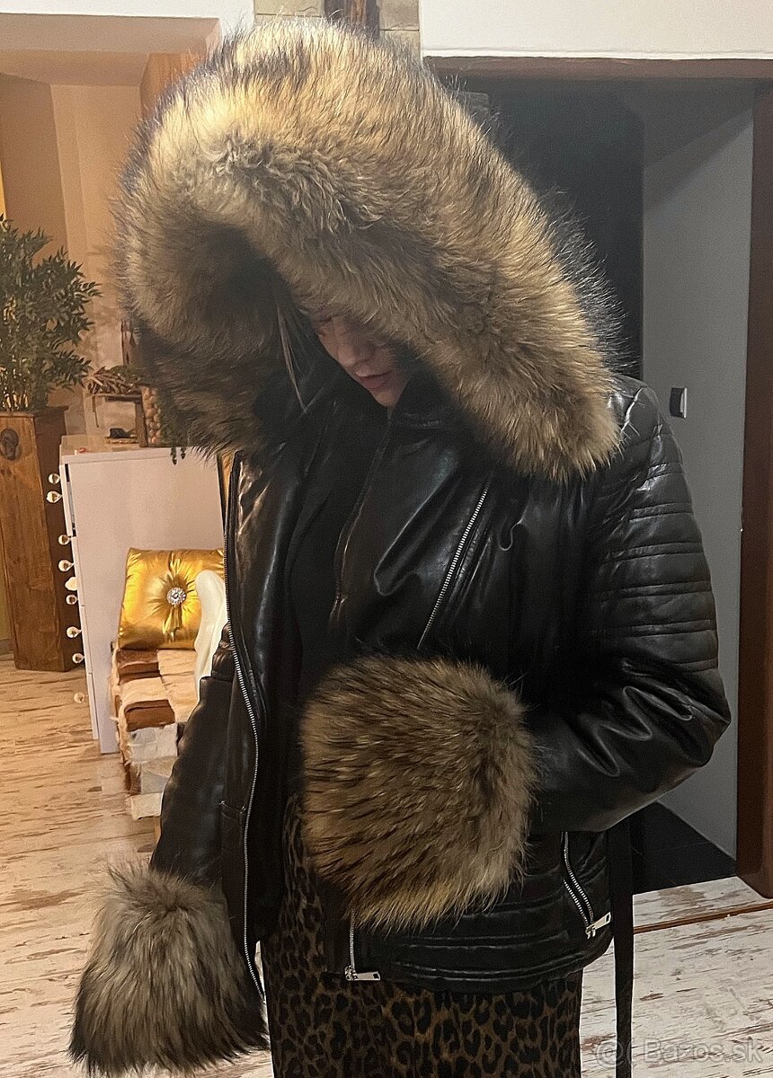 Luxusná kožená bunda - 2