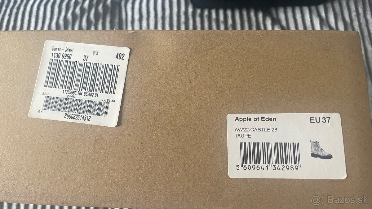 Čižmy Apple of Eden model CASTLE - vel. 37 - nove nenosené - 2