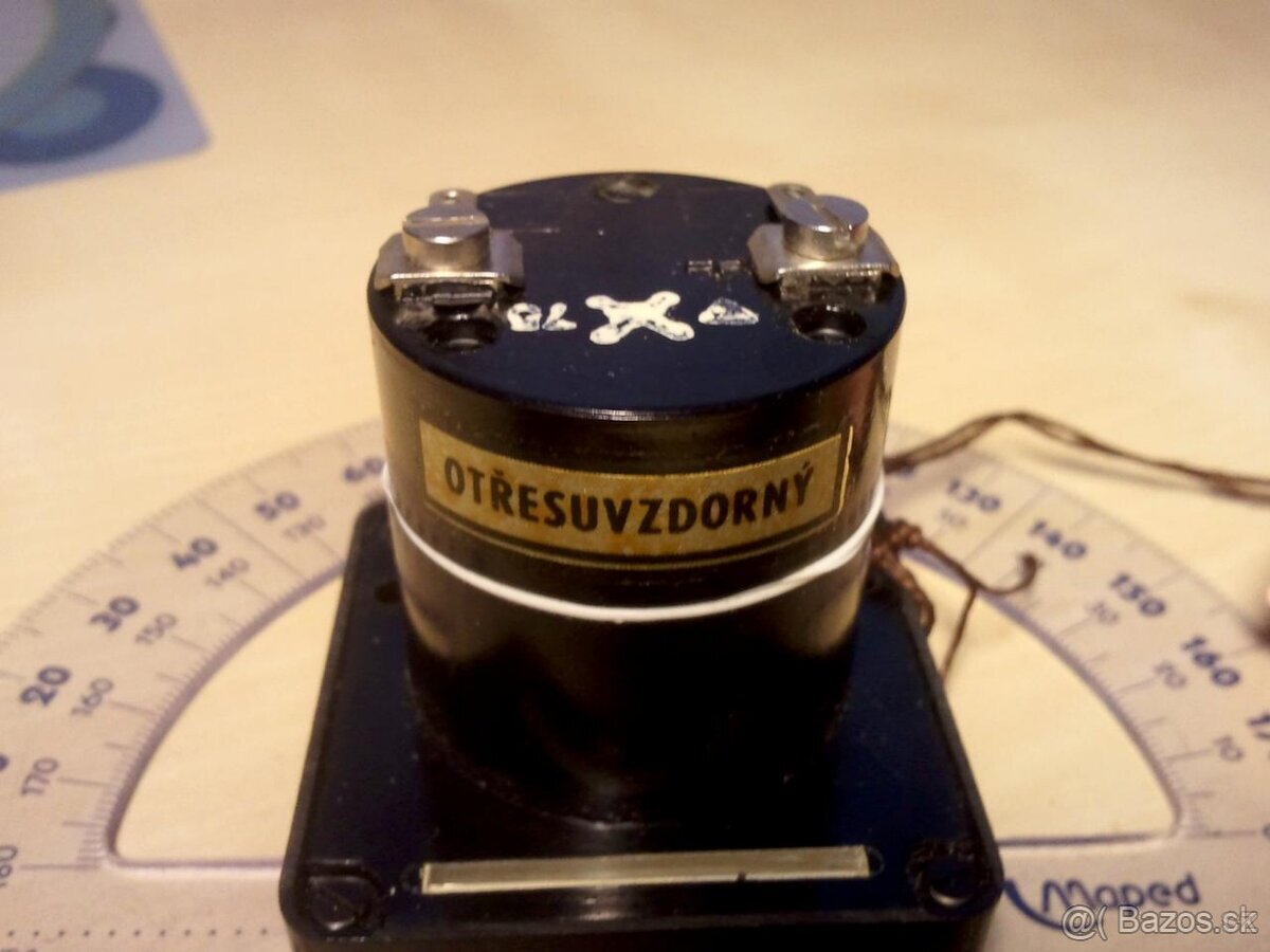 Retro panelový mikro-ampérmetr, Nový - 2