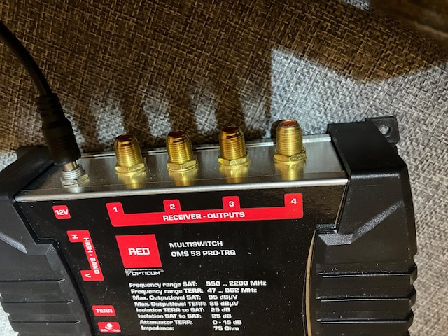 TV zosilňovač a rozbočovač - 2