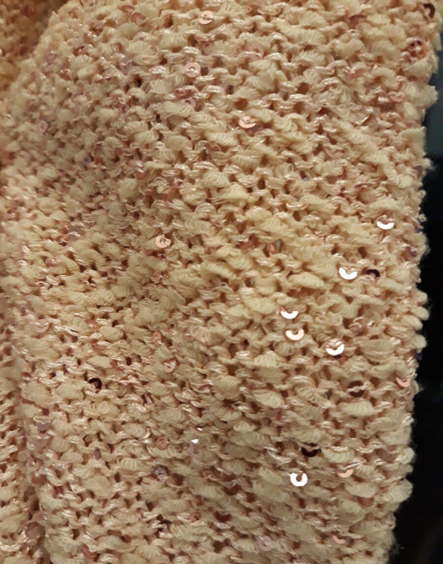 Trblietavy ruzovy sveter - 2