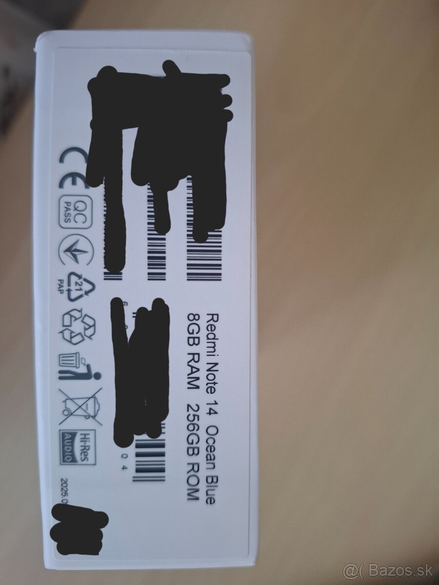 Redmi Note 14, 8/256 modry - 2