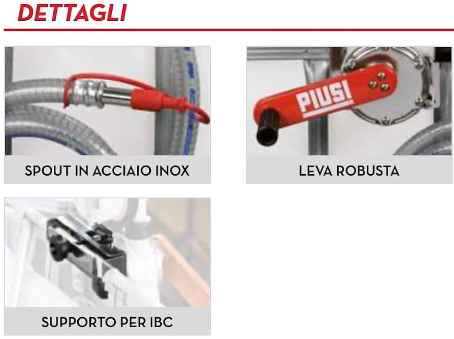 Piusi rucne cerpadlo Voda/AdBlue pre IBC - 2