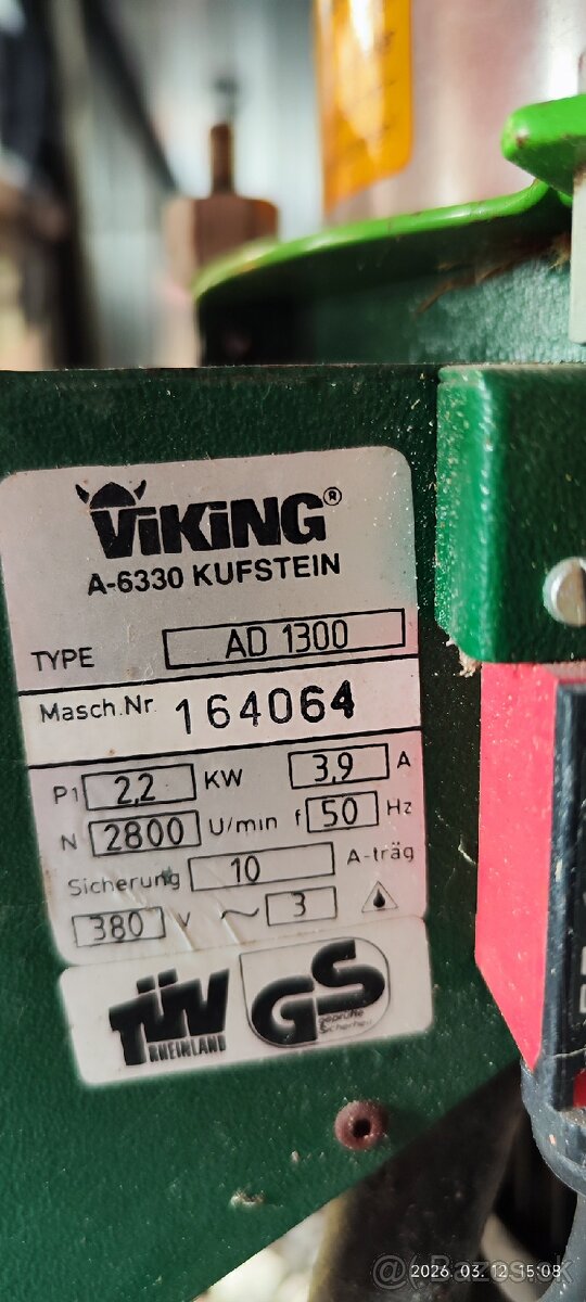 Drvič Viking AD1300 380V - 2