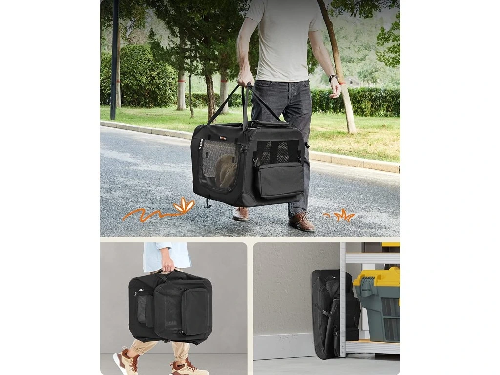 Prepravka pre psa M – čierna, nová - 2