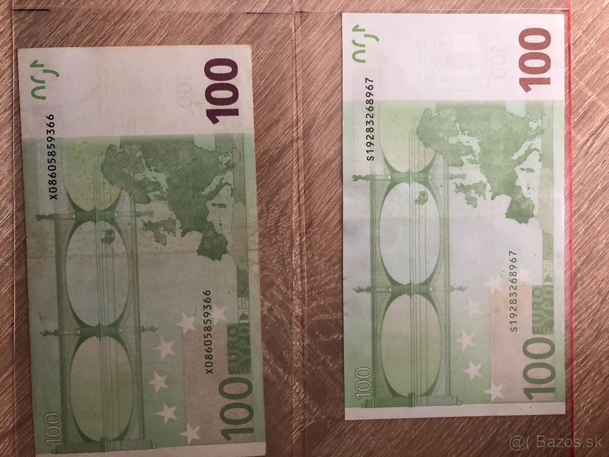 100 eurá a 100 koruny - 2