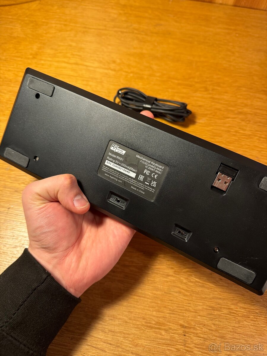 Mechanická klávesnica RK Royal Kludge 61 Brown - 2