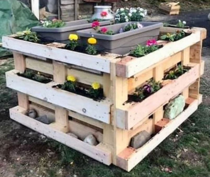 terasovy, zahradny paletovy nabytok - nabytkova paleta - 2