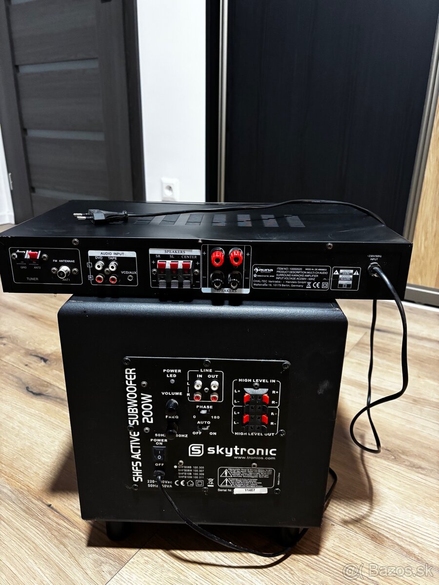 Subwoofer+zosilnovač - 2