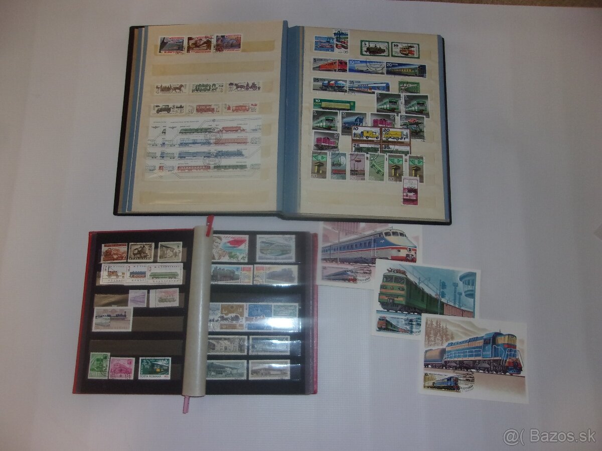 Známky železnice, vlaky - 2