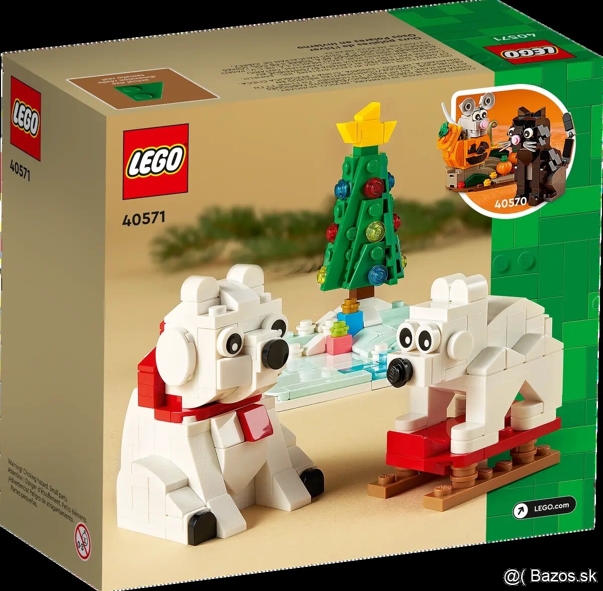 Predám Lego 40571 Wintertime Polar Bears - 2