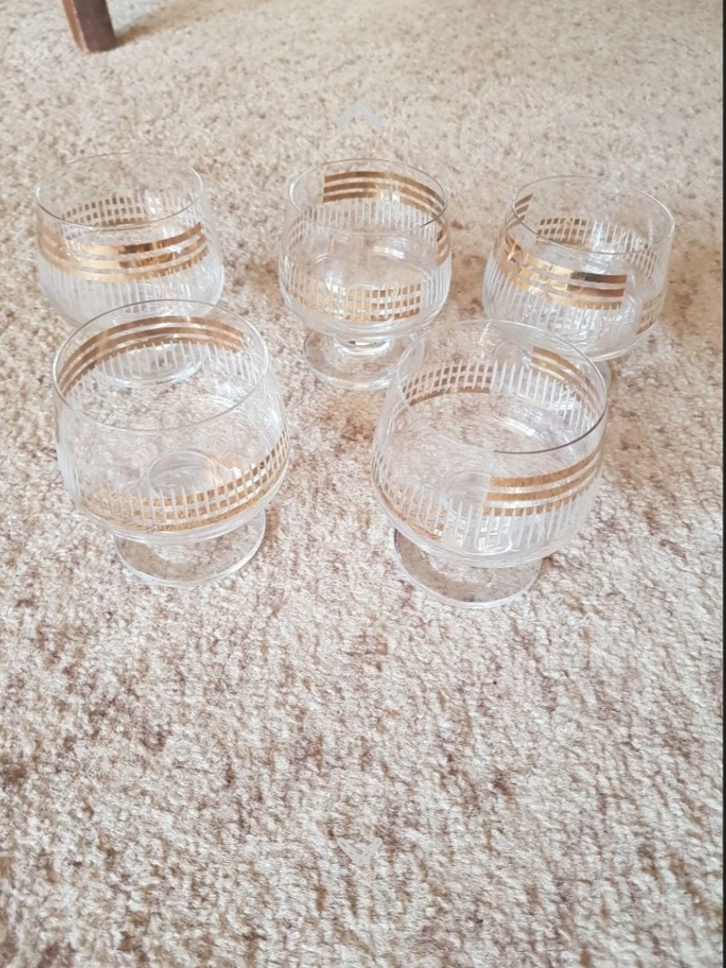 Retro pohare na destilaty - 2