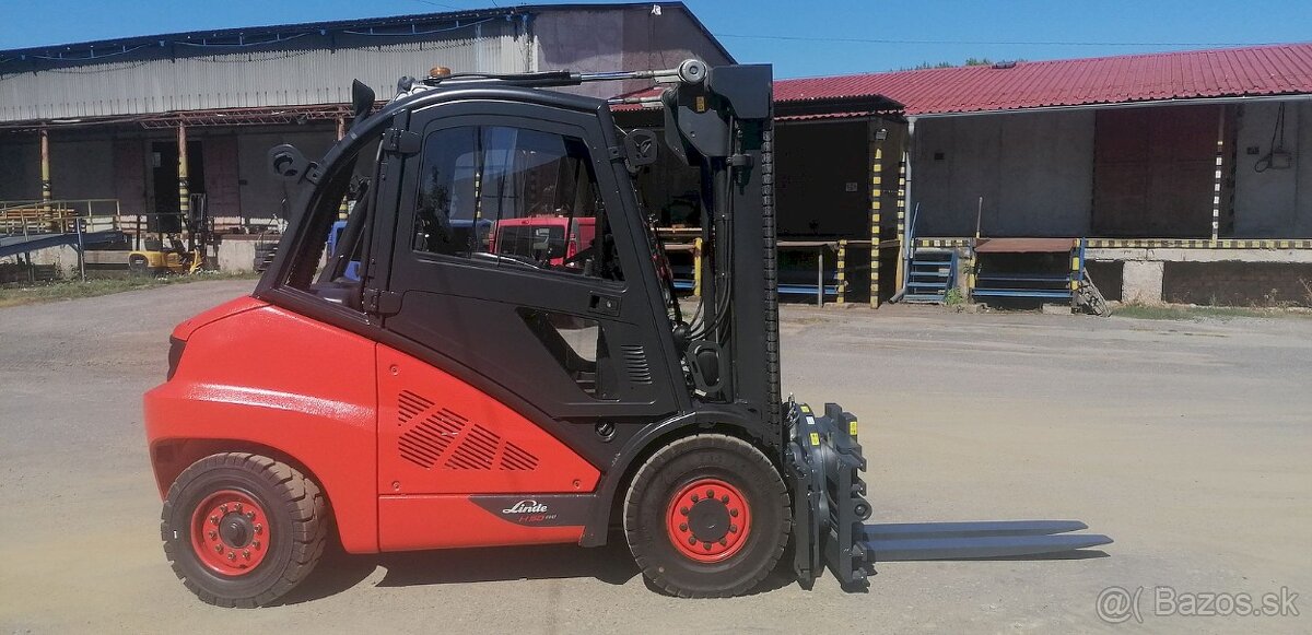 LINDE H50D-02/600 otoč 360° + svěrné vidle - 2