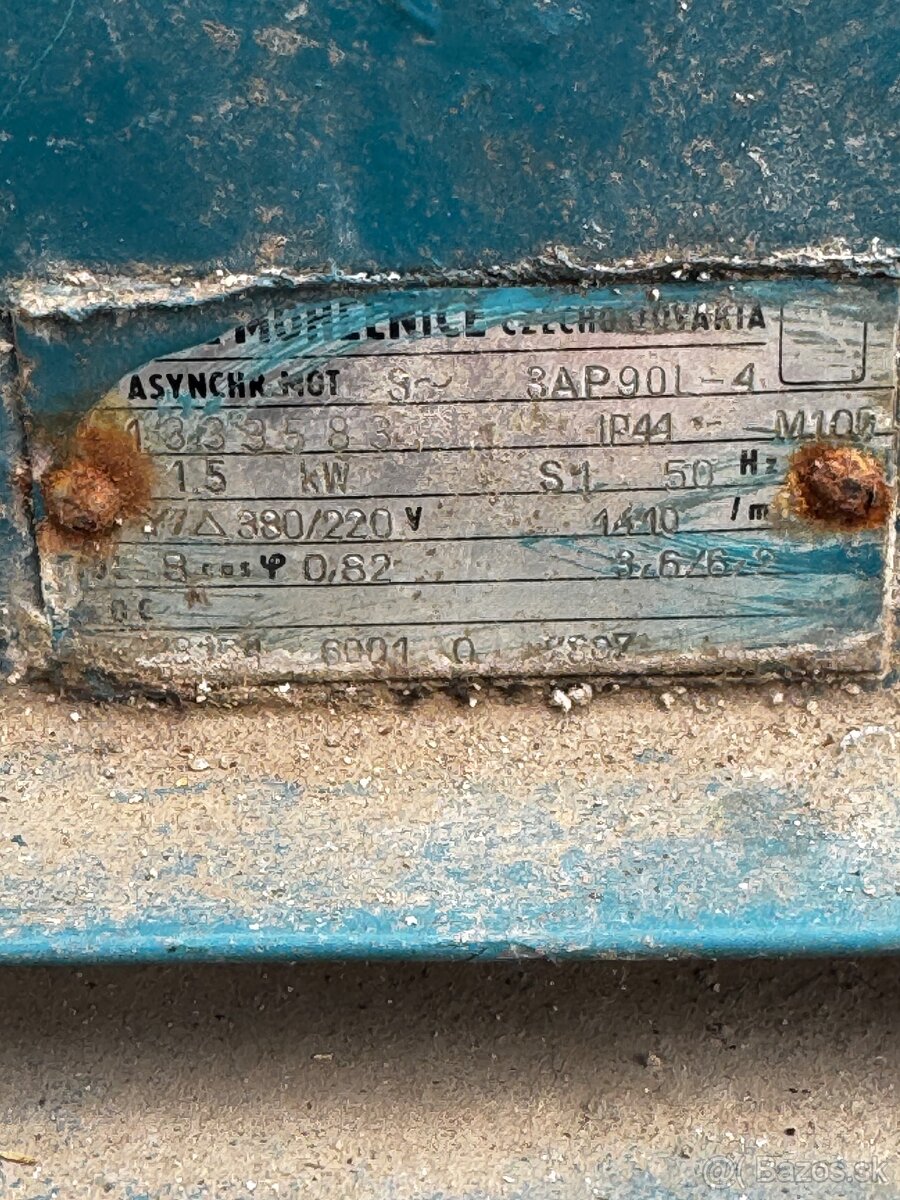 Predám ELEKTROMOTOR 1,5kw - 2