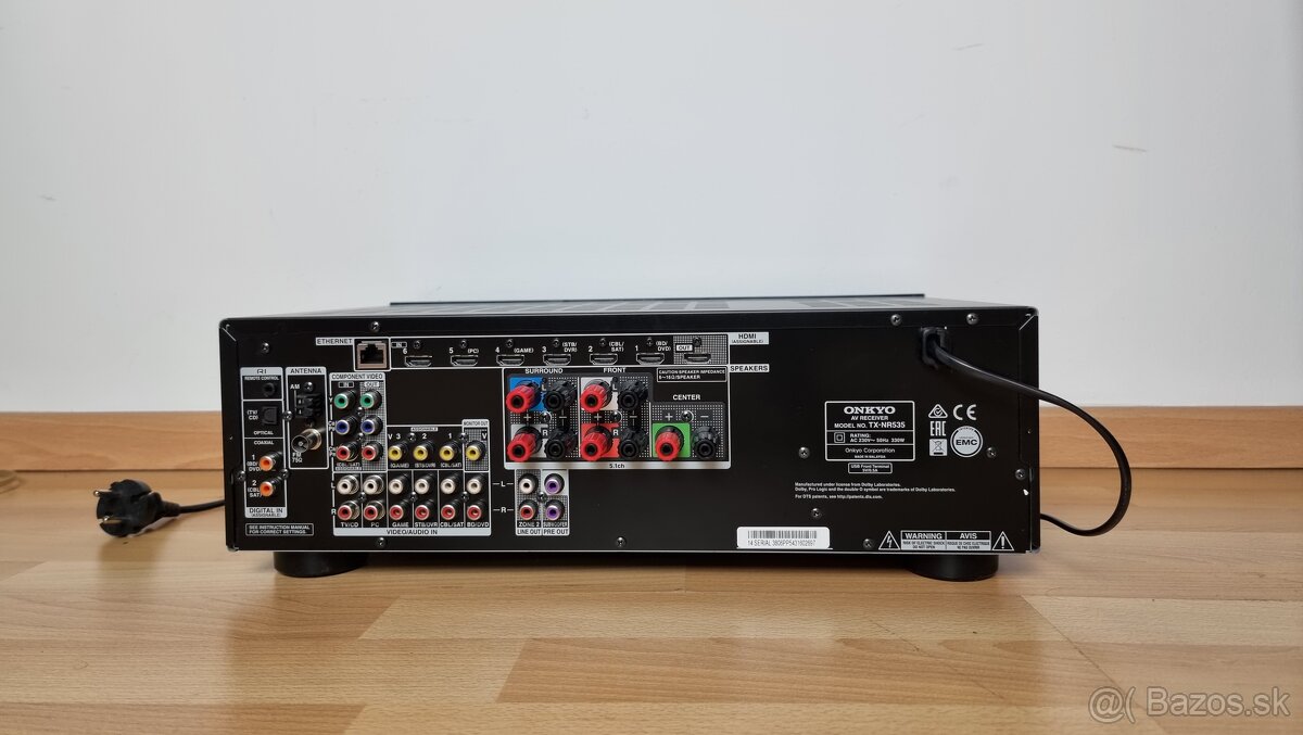 Onkyo TX-NR535 AirPlay, DLNA, Bluetooth, internetove rad - 2