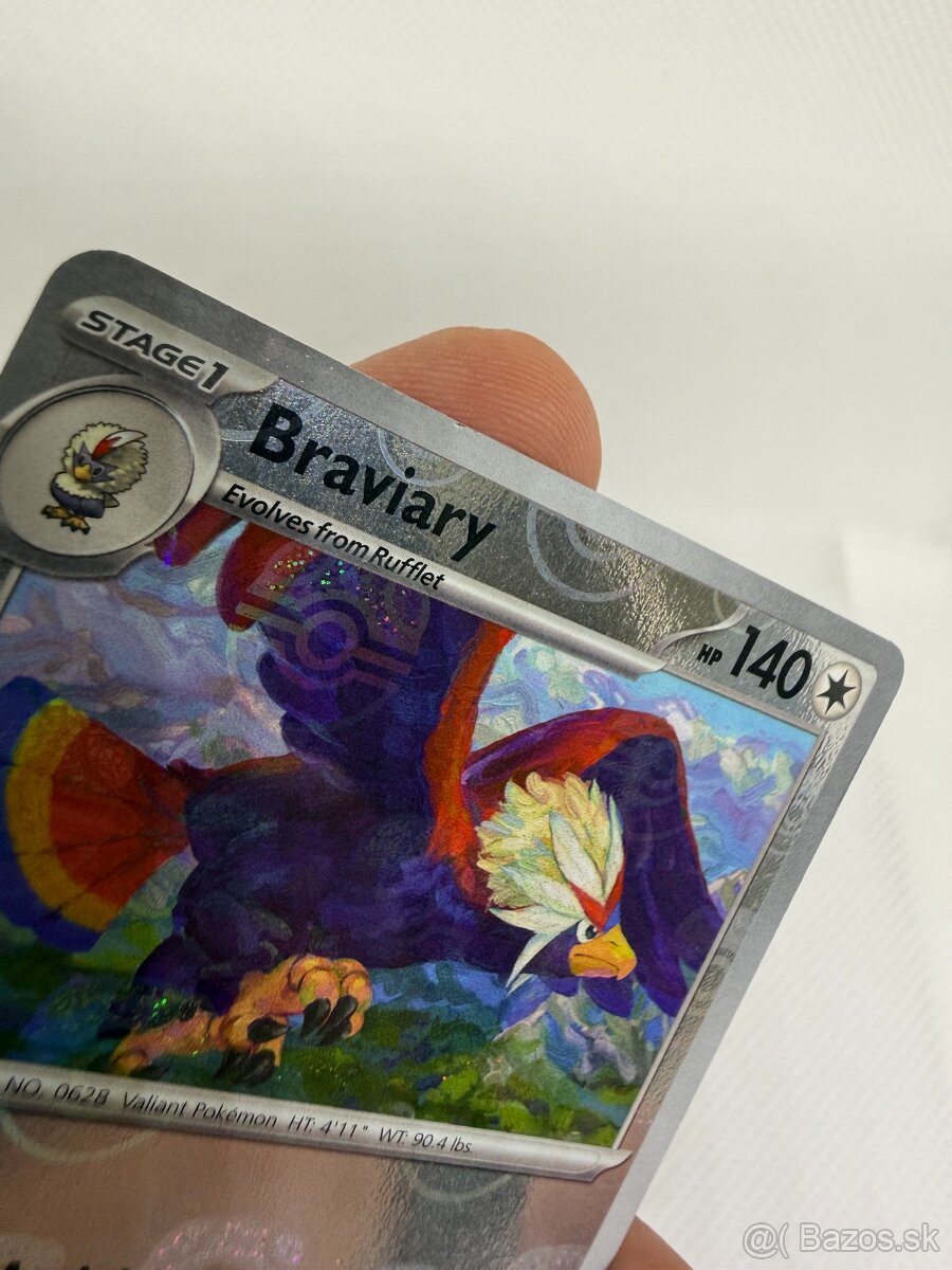 Pokémon karta Braviary 078/086 – EX až NM – ORIGINÁL - 2