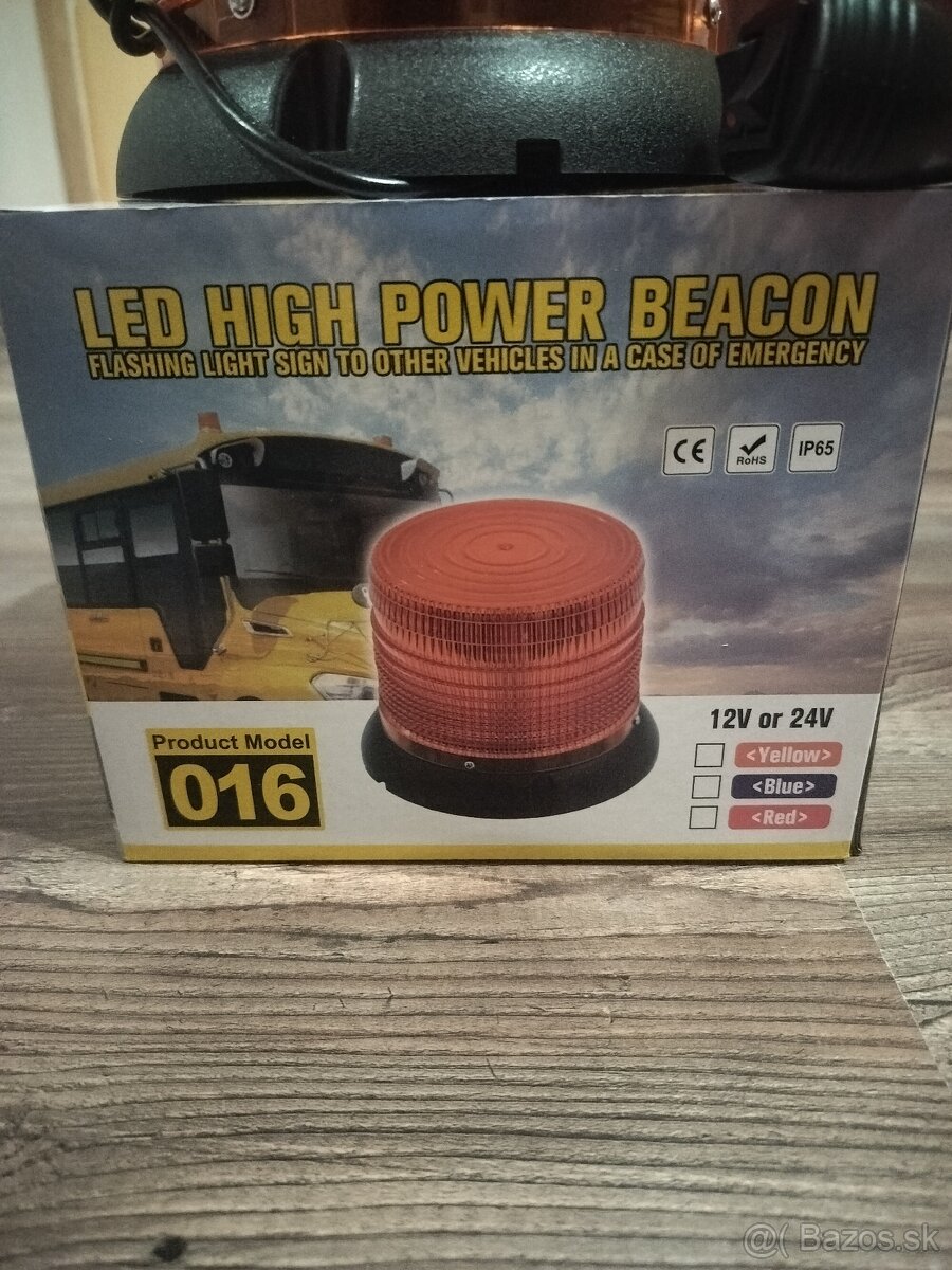 Predám výstražný oranžový maják 12-24V - 2