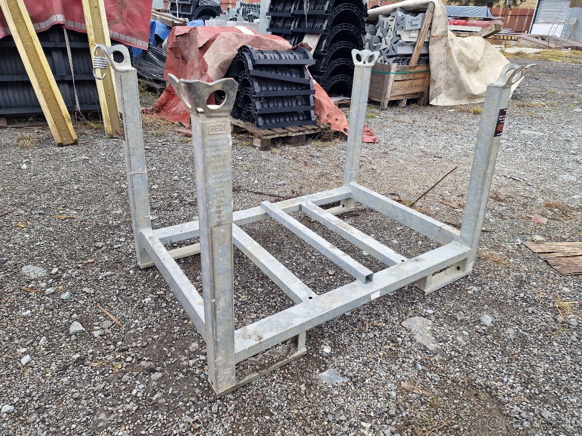 Koš na stavebne stojky paleta - 2