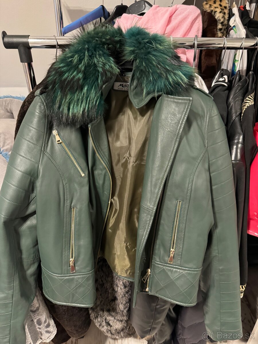 Kožené dámske original bundy - 2