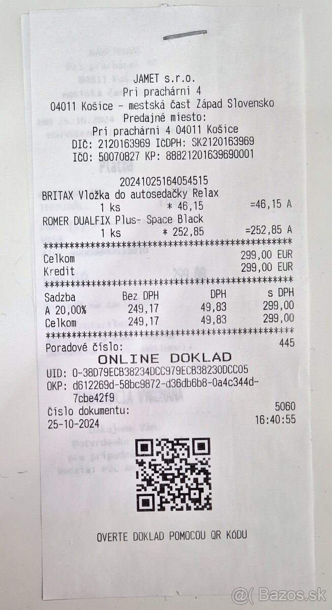 Autosedačka Britax Römer - 2