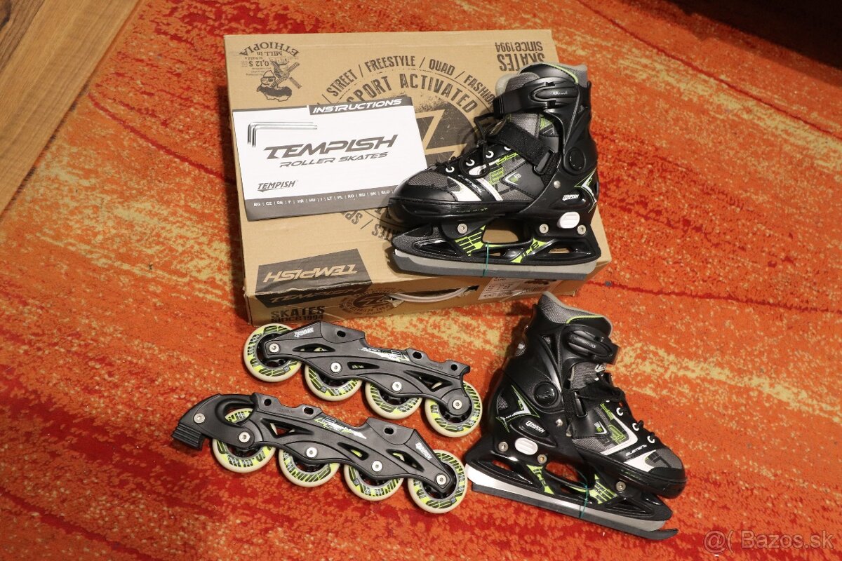Korčule na ľad/kolieskové/inline 3 modely - 2