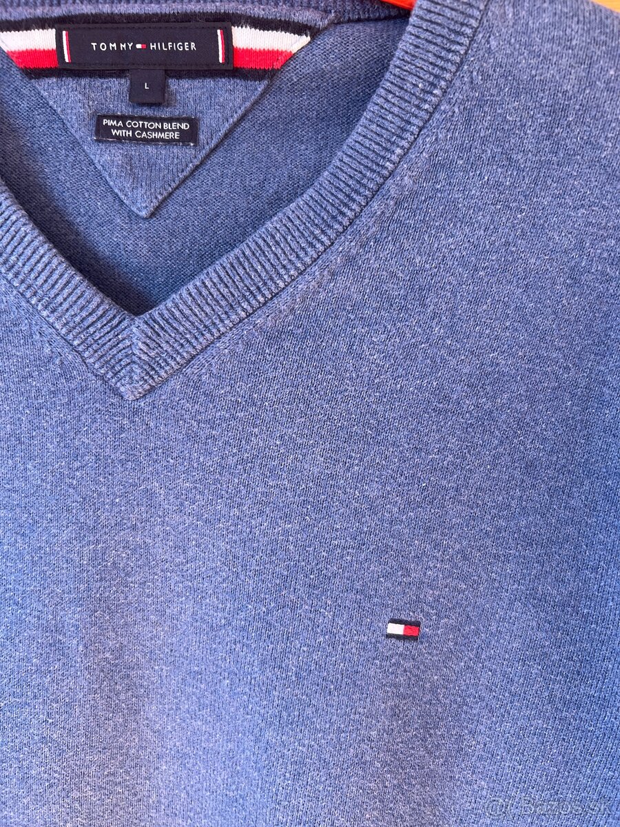 Modrý pulóver, Tommy Hilfiger, L - 2