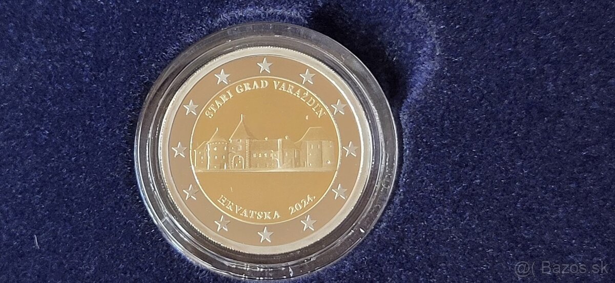 2 euro mince Chorvatsko 2024 proof - 2