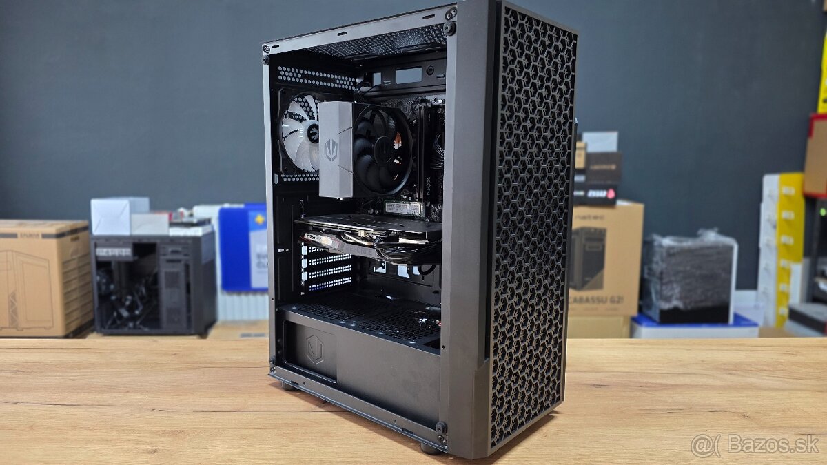 Multimediálny PC - Ryzen 5500, 16G RAM, 1660, SSD+HDD, WIN10 - 2