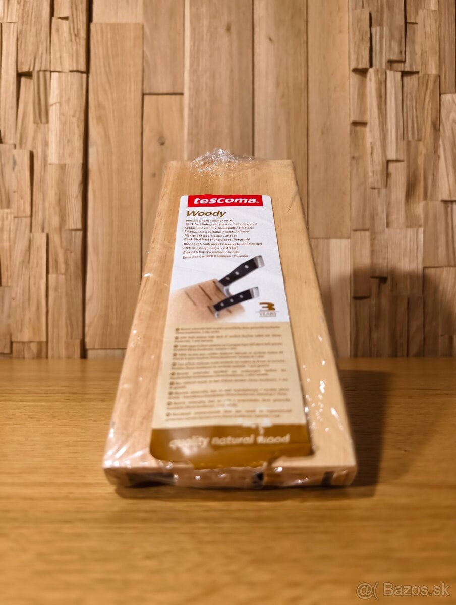 Tescoma blok Woody na nože a nožnice - 2