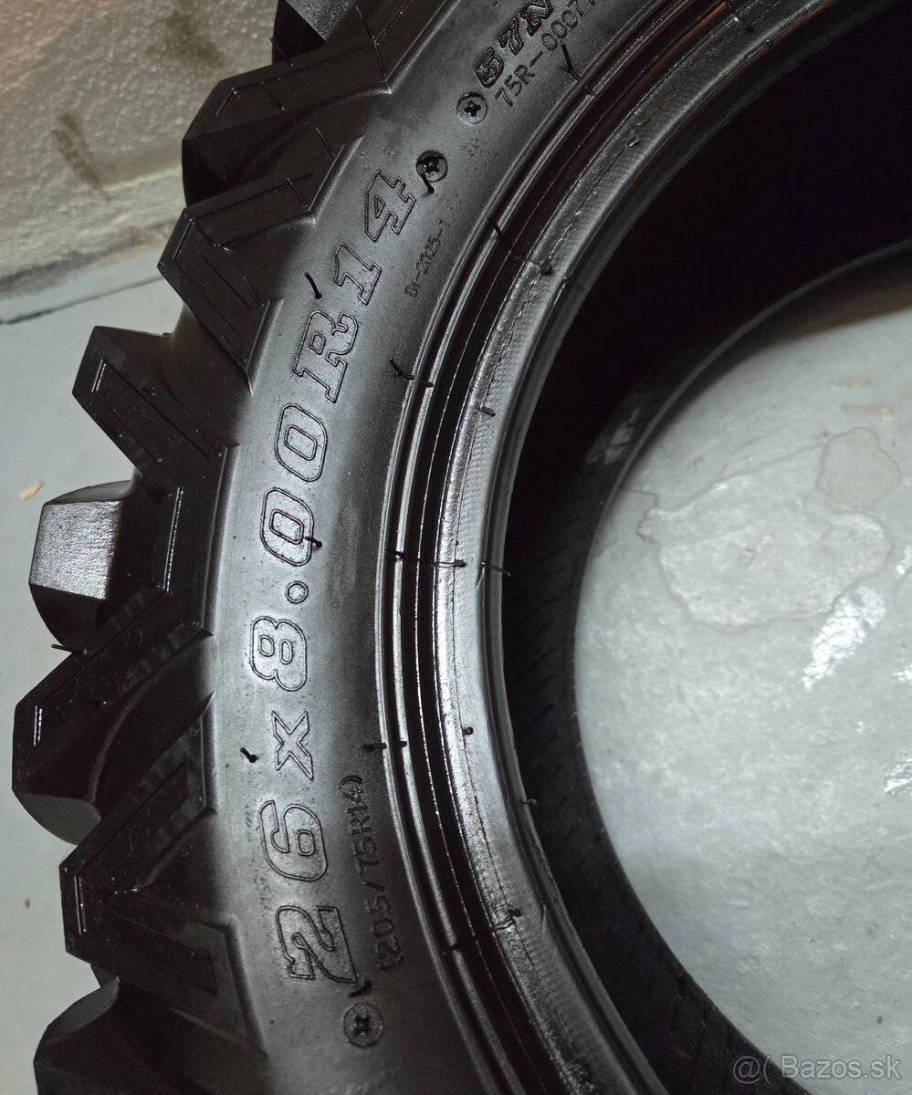 Pneu na stvorkolu 26x8 r14 duro rok 2024 - 2