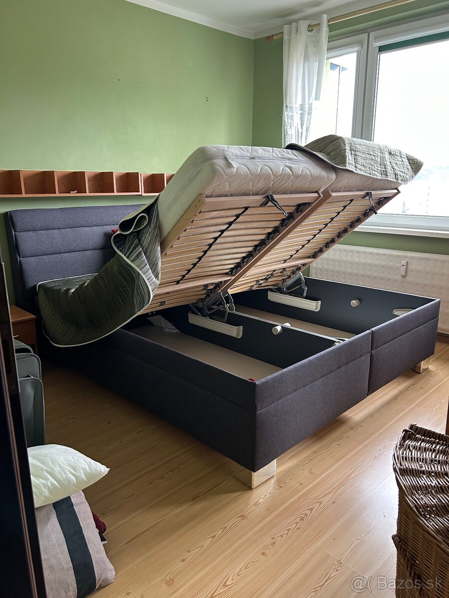 Predam calunenu,polohovatelnu postel s rostom 180cm - 2