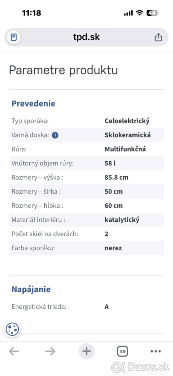 Predam Sklokeramický sporák s parnou funkciou SteamBake - 2