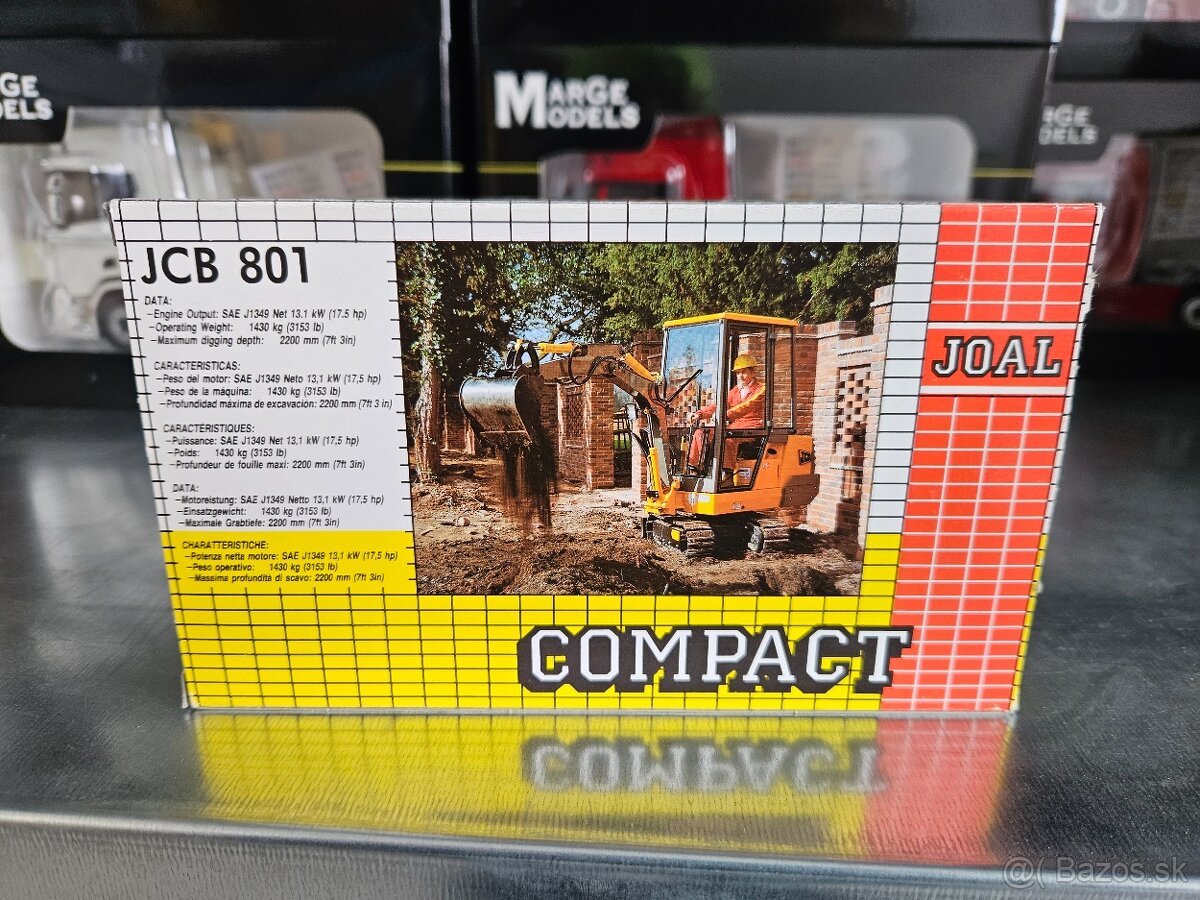 Historický kovový model JOAL JCB 801 - 2
