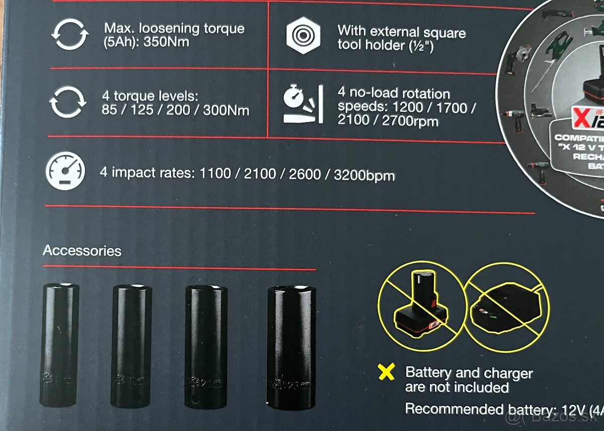 Parkside performance razovy utahovak - 2