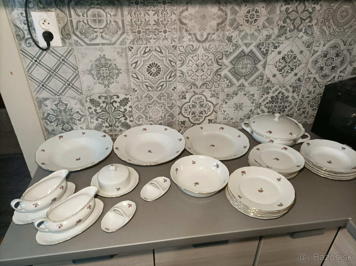 Obedová súprava Bohemia Csechoslovakia - 2