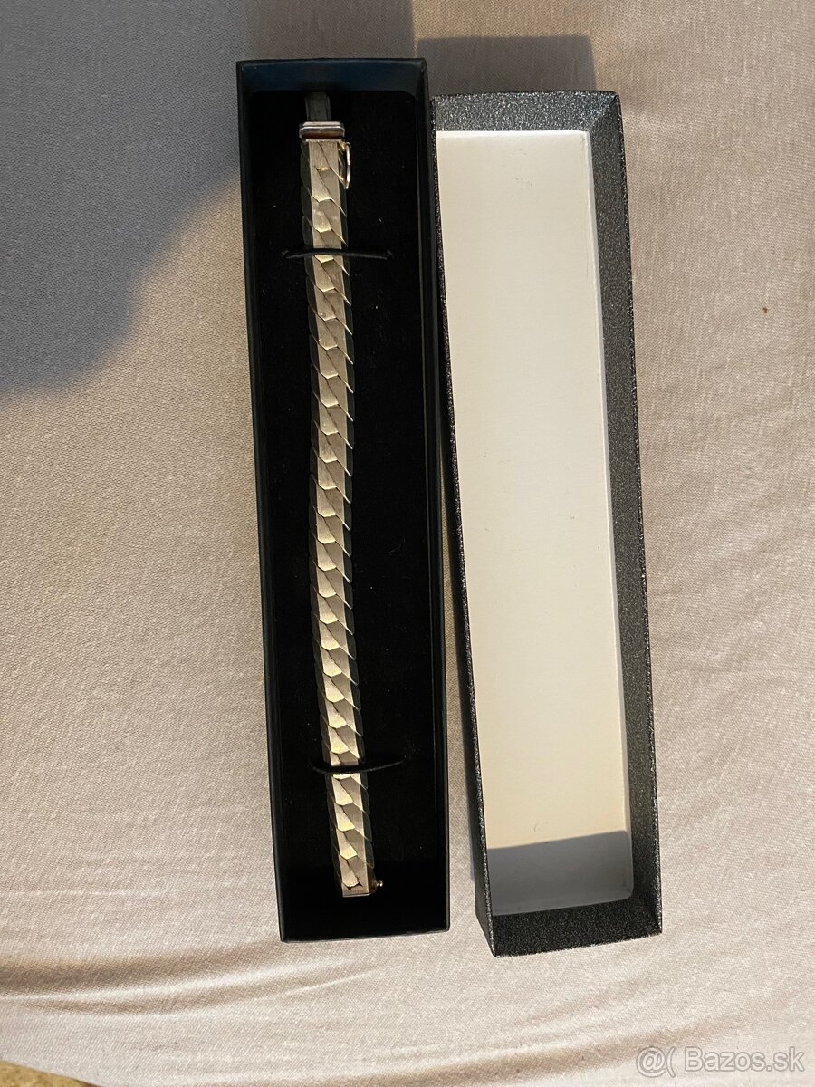 Predám stary šperk striebornu retiazku s puncom - 2