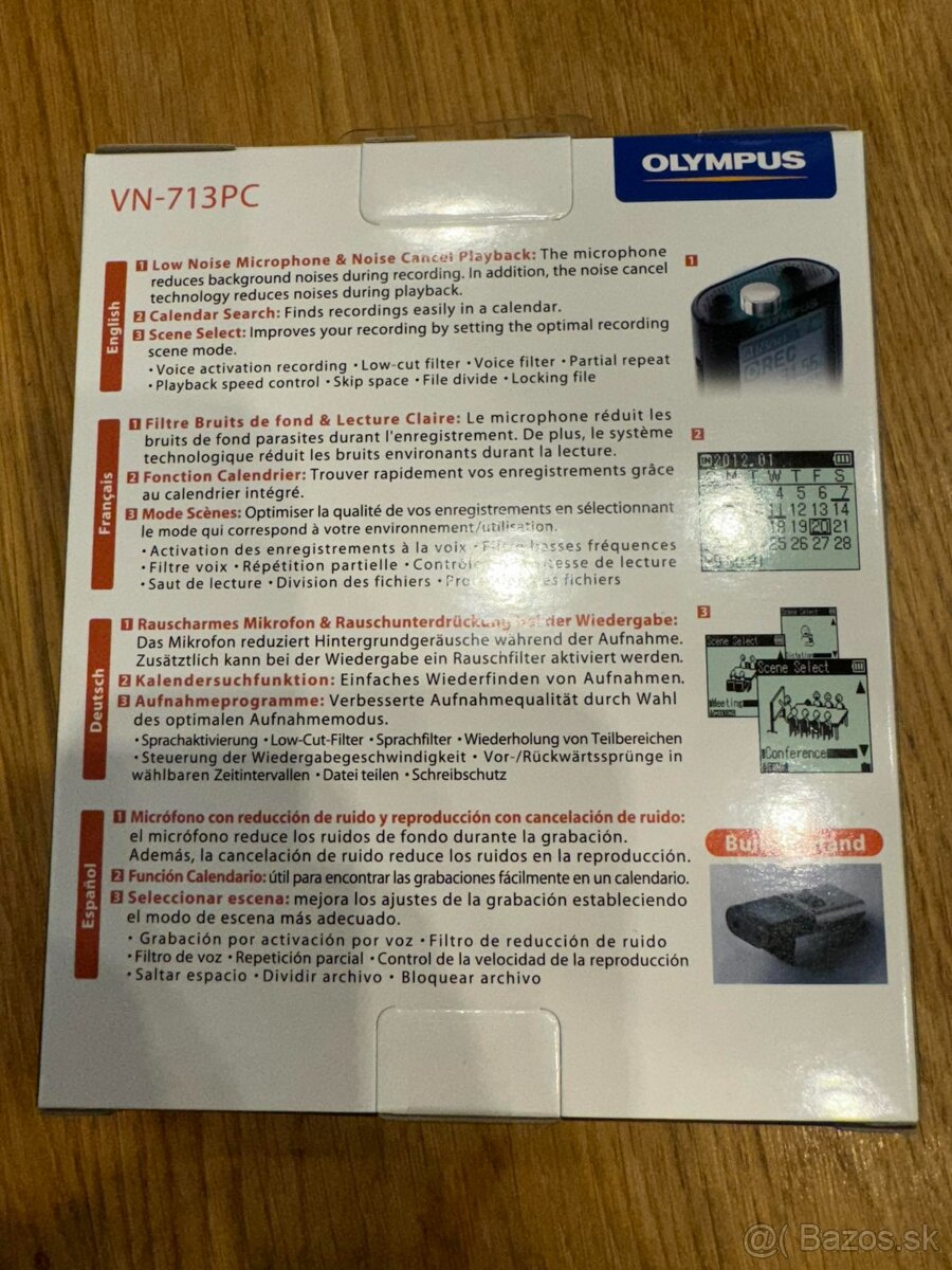 Diktafon Olympus VN-713PC 4GB - 2