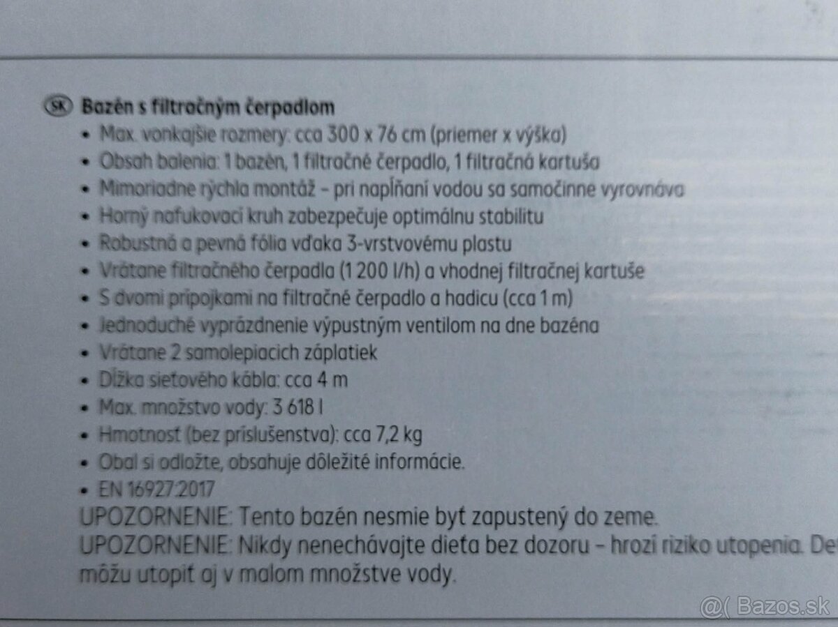 Bazen so filtraciou - 2