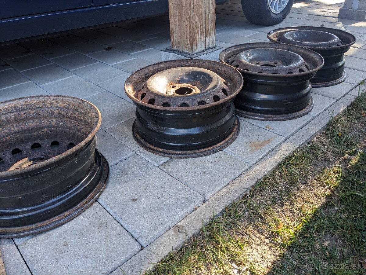 Plechové disky 4x100r14 - 2