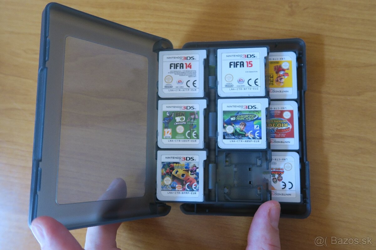Nintendo 3DS hry - 22 kusov v obale (PP/BA) - 2