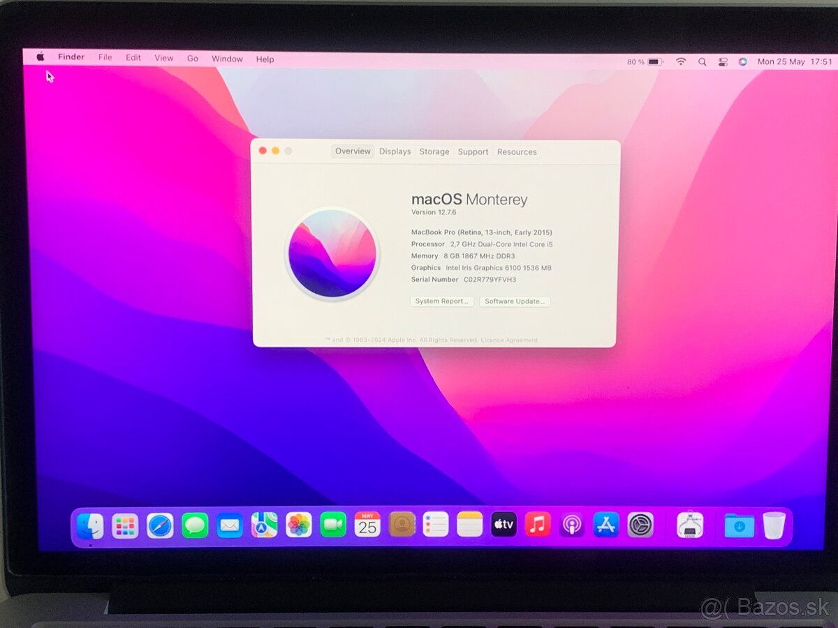 Macbook pro 2015 i5 8gb 256gb - 2