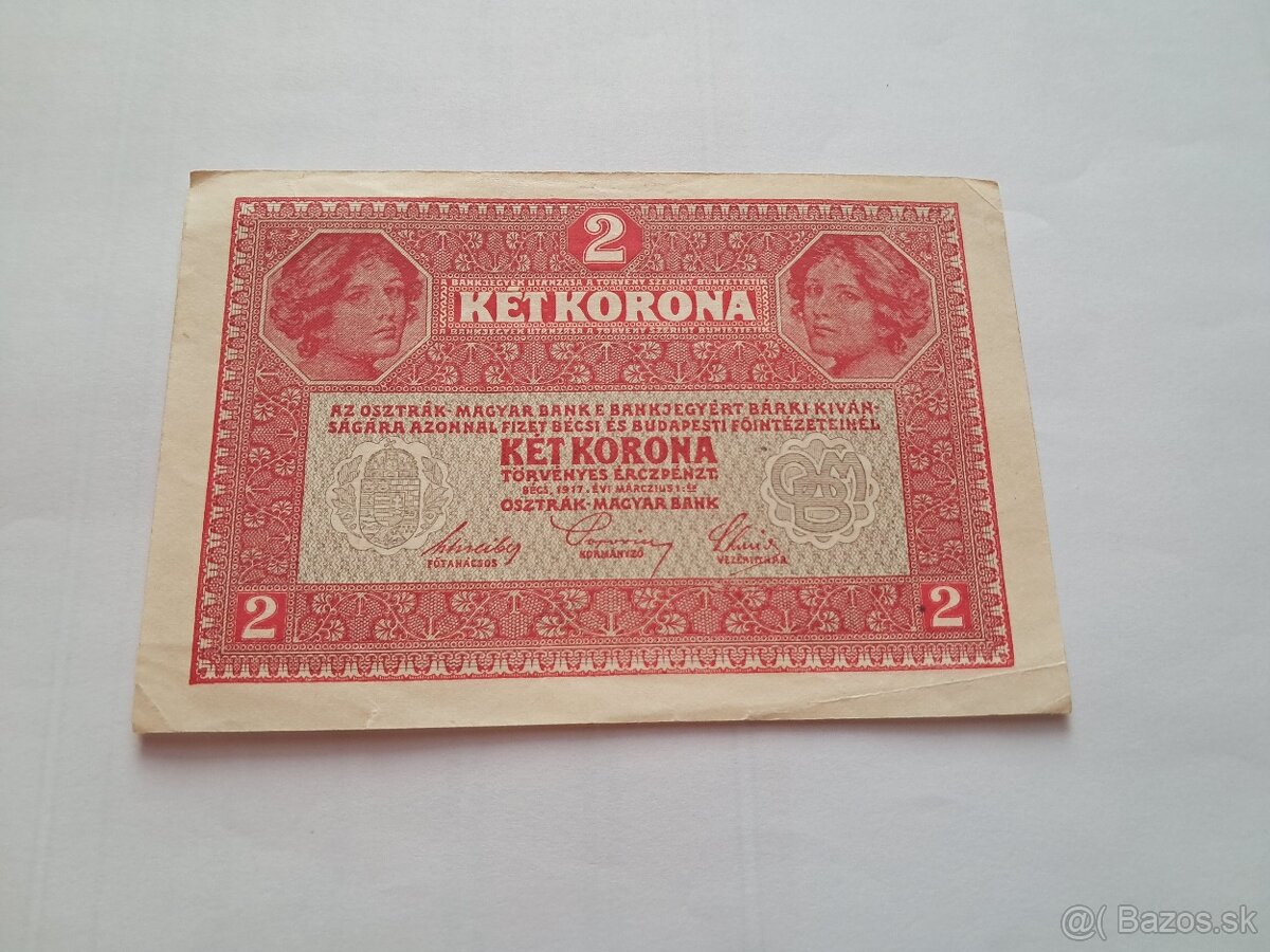 2 koruna 1917 - 2