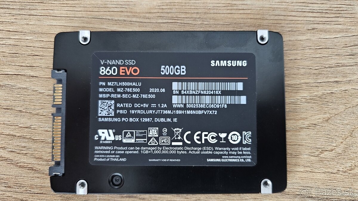 Samsung 860 EVO 500GB SSD - 2