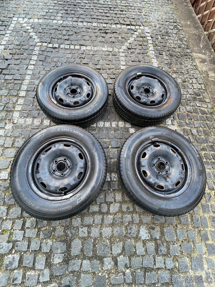 Plechové disky R14, rozteč 5x100 VW - 2
