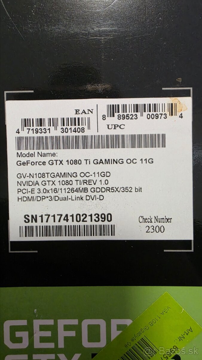 Nvidia Geforce GTX 1080Ti 11GB - 2